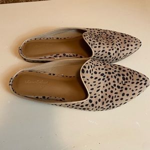 Leopard mules size 7